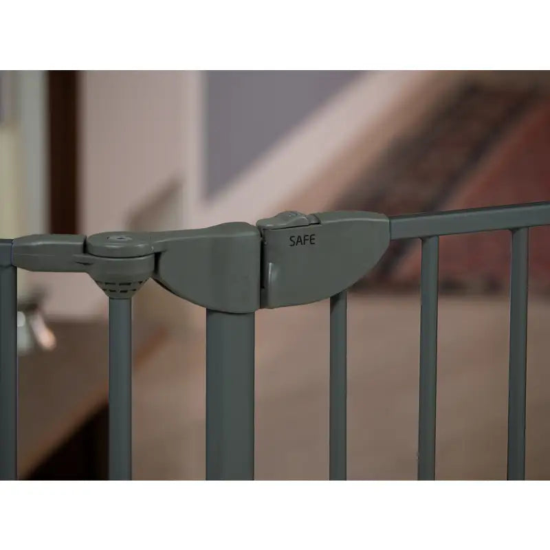 Safe & Care - Skruemonteret sikkerhedsgitter - 90-210 cm - GRÅ
