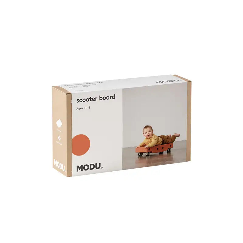 Modu Scooter board Burnt Orange / Dusty Green