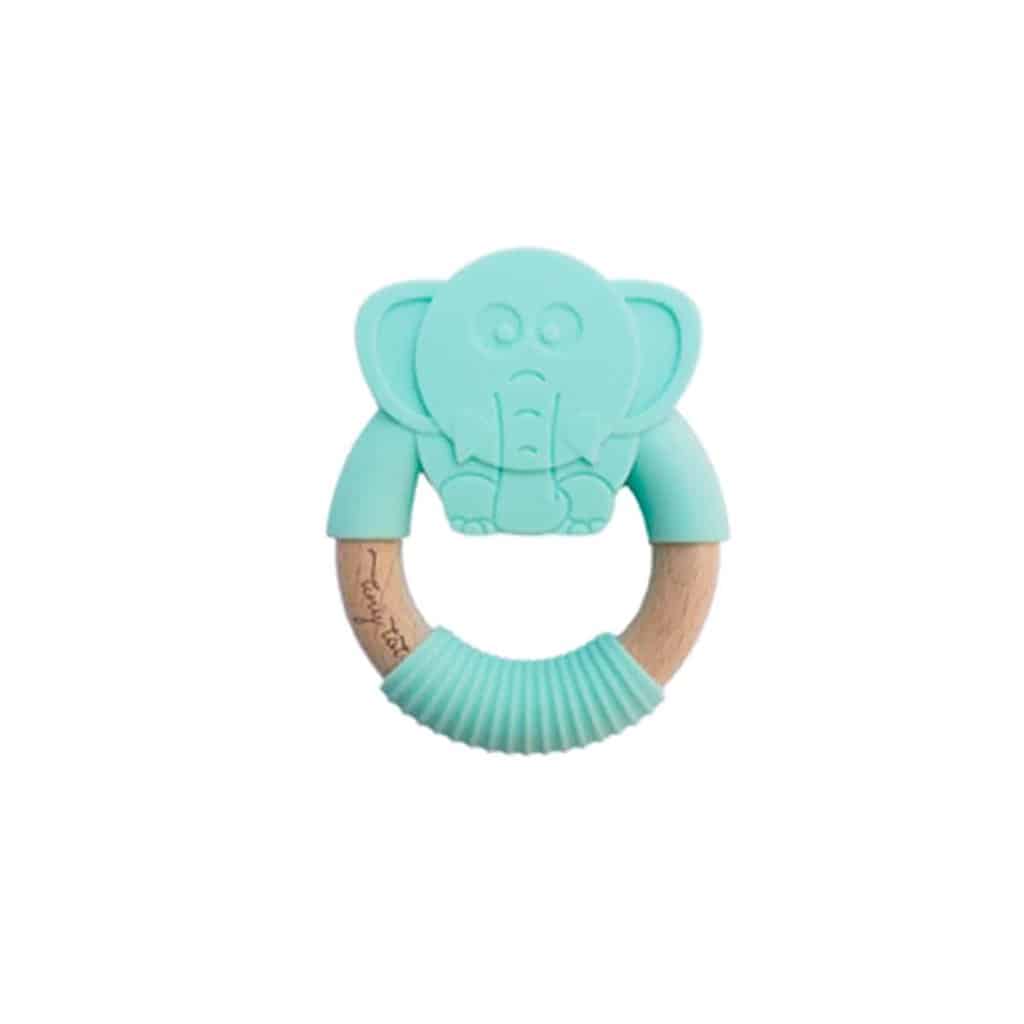 Tiny Tot Bidering - Elefant - Mint