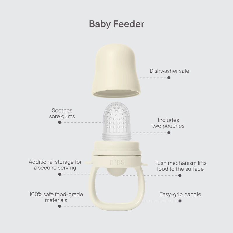 BIBS Baby Feeder Blush