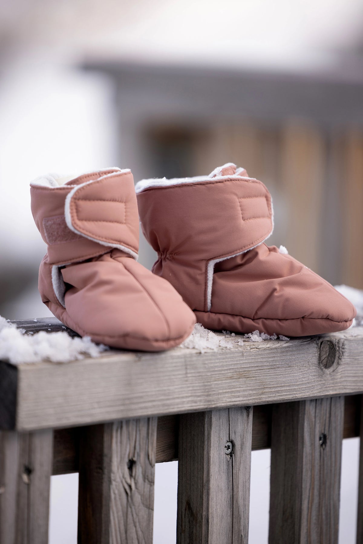 Voksi Baby Booties - Blush Pink - 1-2Y