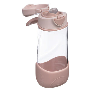 b.box Vandflaske med tud 450ml - Rosa