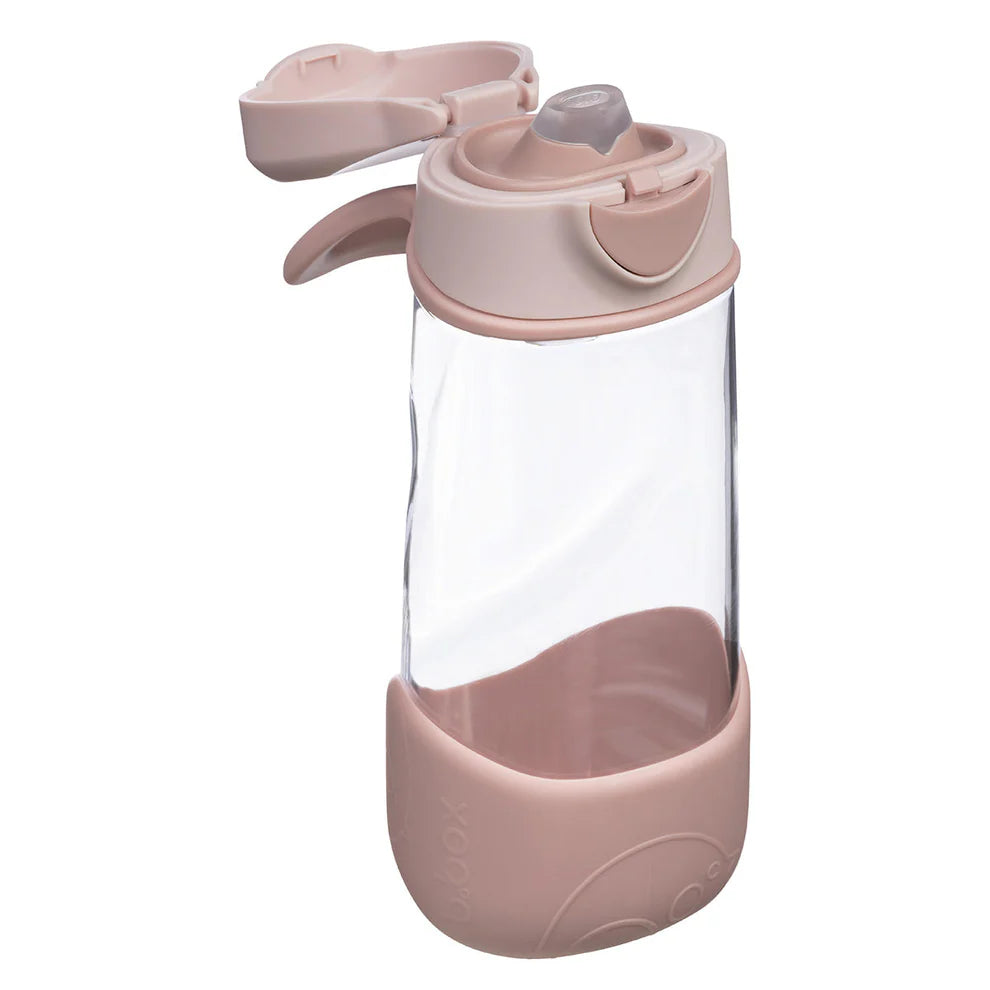 b.box Vandflaske med tud 450ml - Rosa