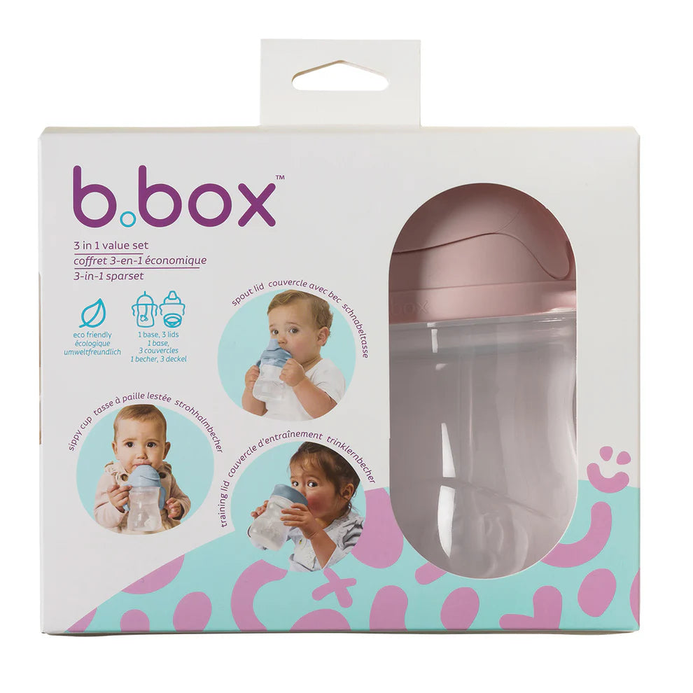 b.box 3-i-1 Krus sæt - Rosa