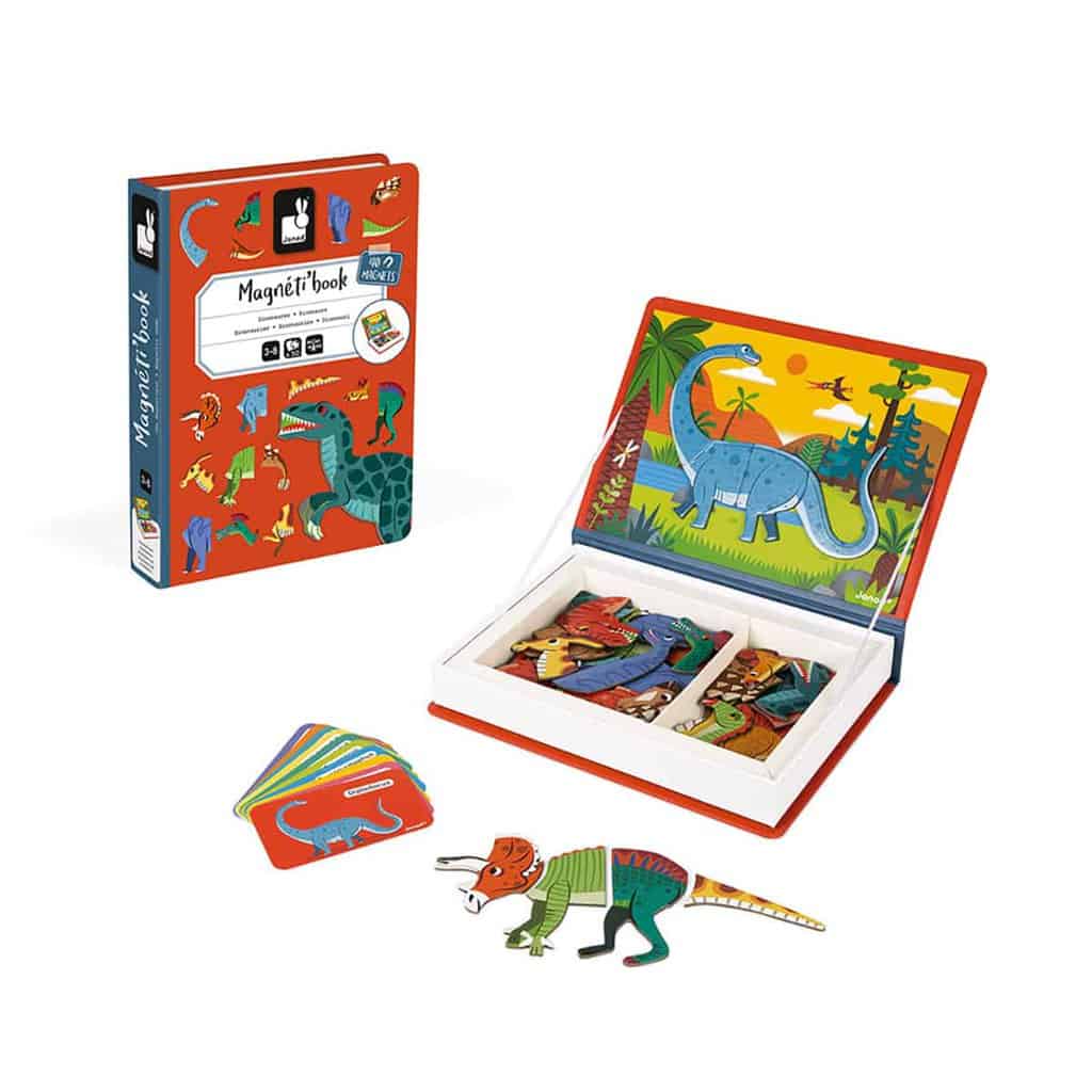 Janod Magnetibook - Dinosaurs