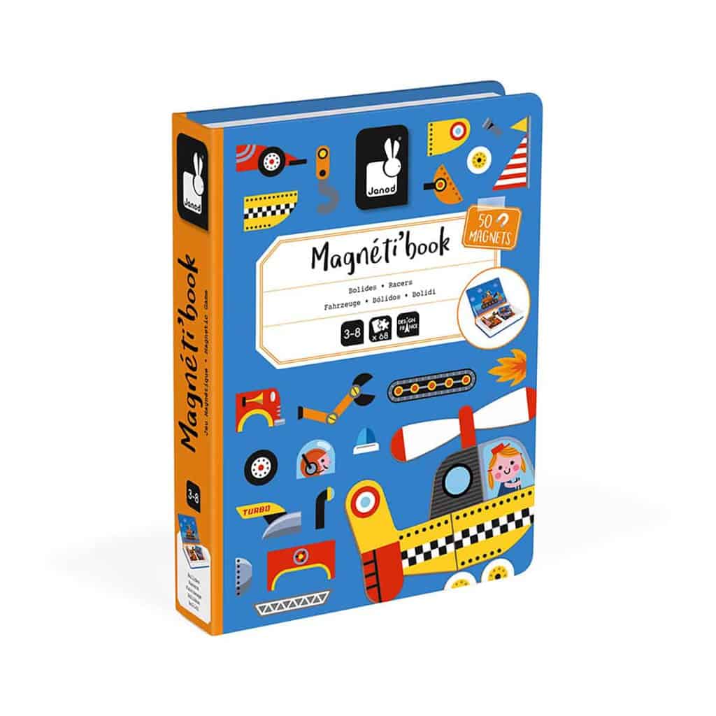 Janod Magnetibook - Racers