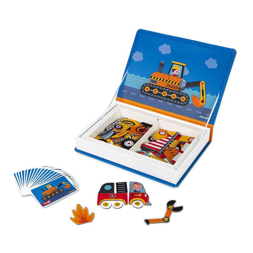 Janod Magnetibook - Racers