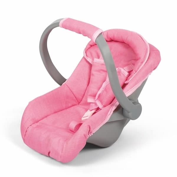 Autostol til dukke - pink