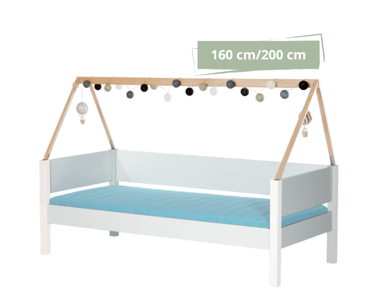 Manish-h Saga Børneseng 90x200 - Black