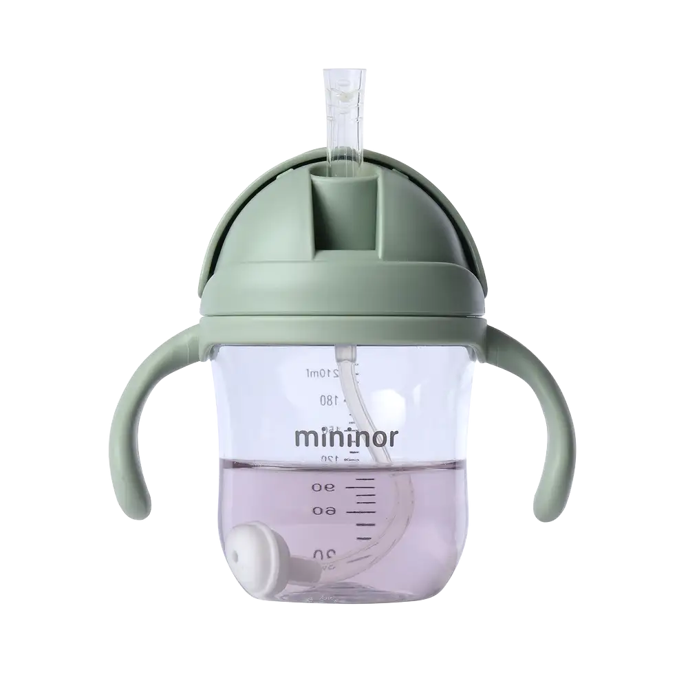Sugerørskop Tritan 330 ml - Moss Green